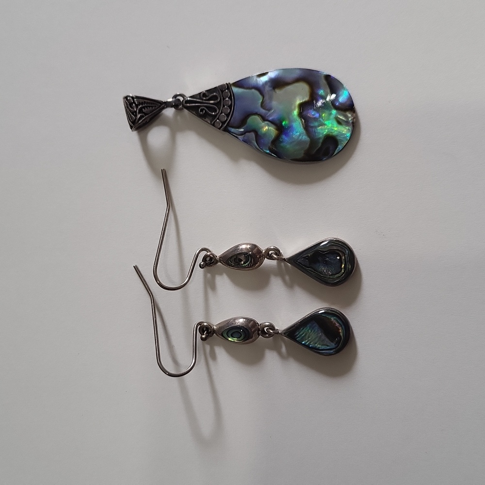 Abalone+Sterling Silver Set